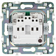 Розетка SKANDY 16А с заземл. защ. штроки SK-R04W арктич. бел. IEK SK-R14-16-K01 SK-R14-16-K01