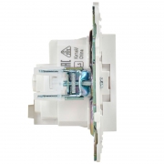 Розетка SKANDY 16А с заземл. защ. штроки б/к SK-R06W арктич. бел. IEK SK-R14-16-1-K01 SK-R14-16-1-K01