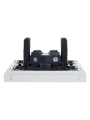 Розетка СП FORTE&PIANO FP218 10А без заземл. без защ. шторок винт. крепл. бел. IEK FP-R10-10-K01 FP-R10-10-K01