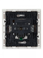 Розетка СП FORTE&PIANO FP214 16А с заземл. без защ. шторок безвинт. крепл. бел. IEK FP-R11-16-1-K01 FP-R11-16-1-K01