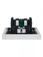 Розетка СП FORTE&PIANO FP214 16А с заземл. без защ. шторок безвинт. крепл. бел. IEK FP-R11-16-1-K01 FP-R11-16-1-K01