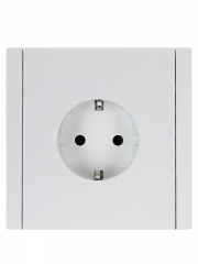 Розетка СП FORTE&PIANO FP216 16А с заземл. без защ. шторок винт. крепл. бел. IEK FP-R11-16-K01 FP-R11-16-K01