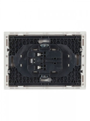 Розетка 2-м СП FORTE&PIANO FP226 10А без заземл. без защ. шторок безвинт. крепл. бел. IEK FP-R20-10-1-K01 FP-R20-10-1-K01