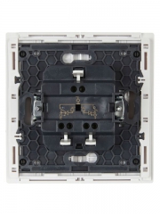 Выключатель 2-кл. СП FORTE&PIANO 10А FP206 с индикацией бел. IEK FP-V20-1-10-1-K01 FP-V20-1-10-1-K01
