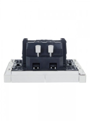 Выключатель 2-кл. СП FORTE&PIANO 10А FP206 с индикацией бел. IEK FP-V20-1-10-1-K01 FP-V20-1-10-1-K01