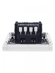 Выключатель проходной 2-кл. СП FORTE&PIANO 10А FP207 бел. IEK FP-V22-0-10-1-K01 FP-V22-0-10-1-K01