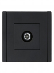 Розетка TV оконечная FORTE&PIANO FP128 черн. IEK FP-A10-O-K02 FP-A10-O-K02