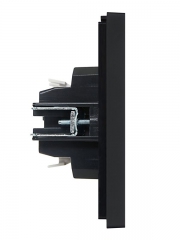 Выключатель проходной 1-кл. СП FORTE&PIANO 10А FP103 черн. IEK FP-V12-0-10-1-K02 FP-V12-0-10-1-K02