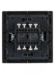 Выключатель проходной 2-кл. СП FORTE&PIANO 10А FP107 черн. IEK FP-V22-0-10-1-K02 FP-V22-0-10-1-K02