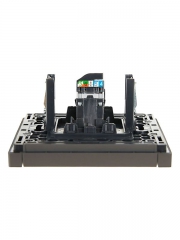 Розетка компьютерная RJ45 кат.5E FORTE&PIANO FP332 сер. IEK FP-K10-1-K03 FP-K10-1-K03