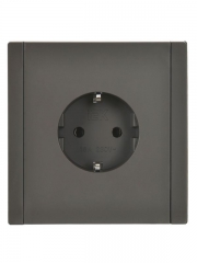 Розетка СП FORTE&PIANO FP316 16А с заземл. без защ. шторок винт. крепл. сер. IEK FP-R11-16-K03 FP-R11-16-K03