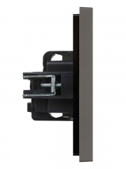 Розетка СП FORTE&PIANO FP316 16А с заземл. без защ. шторок винт. крепл. сер. IEK FP-R11-16-K03 FP-R11-16-K03