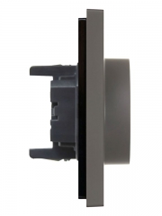 Розетка 2-м СП FORTE&PIANO FP324 16А с заземл. без защ. шторок безвинт. крепл. сер. IEK FP-R21-16-1-K03 FP-R21-16-1-K03