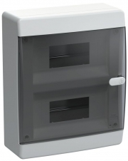 Корпус пластиковый ЩРН-П-18 IP41 черн. прозр. дверь UNION Compact IEK UIC-KP12-N-18-41-K01 UIC-KP12-N-18-41-K01