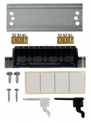 Корпус пластиковый ЩРН-П-4 IP41 черн. прозр. дверь UNION Compact IEK UIC-KP12-N-04-41-K01 UIC-KP12-N-04-41-K01