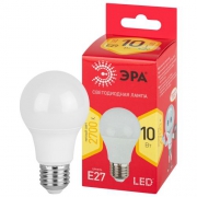 Лампа светодиодная RED LINE LED A60-10W-827-E27 R 10Вт A60 груша 2700К тепл. бел. E27 Эра Б0049634 Б0049634
