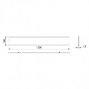 Светильник светодиодный SPO-7-72-6K-P (4) 72Вт 6500К 1200х180х19 призма Эра Б0026957 Б0026957