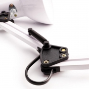 Светильник настольный UF-312P С01 230В 60Вт струбцина бел. Ultraflash 12894 12894