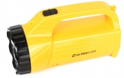 Фонарь аккумуляторный LED3819CSM 9LED + 12SMD 2 режима аккум. SLA 220В желт. Ultraflash 12102/12860 12860