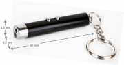 Фонарь LED30L (1LED+лазерная указка 3хAG3 блист-пакет черн.) Ultraflash 12325 12325