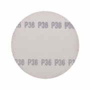 Диск абразивный на ворсовой основе на липучке без отверстий P36 125мм (уп.10шт) Kranz KR-91-1143 KR-91-1143