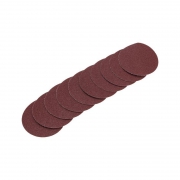 Диск абразивный на ворсовой основе на липучке без отверстий P36 125мм (уп.10шт) Kranz KR-91-1143 KR-91-1143