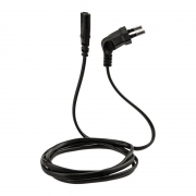 Шнур сетевой (угловая вилка) 2x0.5кв.мм 1.5м Rexant 11-1103 11-1103