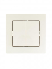Выключатель 2-кл. СП Vesna механизм крем. LEZARD 742-0388-101 742-0388-101