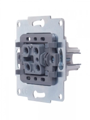 Выключатель промежуточный 1-кл. СП Vesna механизм бел. LEZARD 742-0288-107 742-0288-107