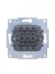 Выключатель 3-кл. СП Vesna механизм крем. LEZARD 742-0388-109 742-0388-109