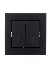 Переключатель проходной 2-кл. СП Vesna механизм черн. бархат LEZARD 742-4288-106 742-4288-106