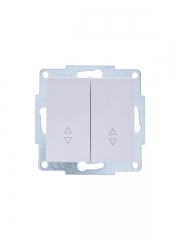 Переключатель проходной 2-кл. СП Vesna механизм бел. LEZARD 742-0288-106 742-0288-106