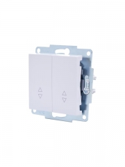 Переключатель проходной 2-кл. СП Vesna механизм бел. LEZARD 742-0288-106 742-0288-106