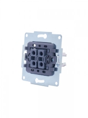 Переключатель проходной 2-кл. СП Vesna механизм бел. LEZARD 742-0288-106 742-0288-106