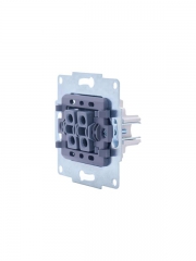 Переключатель проходной 2-кл. СП Vesna механизм крем. LEZARD 742-0388-106 742-0388-106