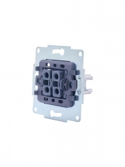 Переключатель проходной 1-кл. СП Vesna с индикацией механизм крем. LEZARD 742-0388-114 742-0388-114