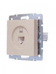 Розетка компьютерная 1-м СП Vesna механизм крем. LEZARD 742-0388-139 742-0388-139