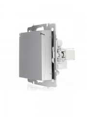 Розетка 1-м СП Vesna с заземл. с крышкой ПБТ механизм платина LEZARD 742-3588-123B 742-3588-123B