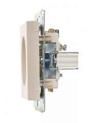 Розетка телевизионная оконечная TV 1-м СП Vesna механизм кремов. LEZARD 742-0388-130 742-0388-130