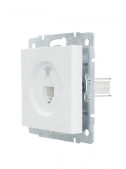 Розетка телефонная СП Vesna евро стандарт механизм бел. LEZARD 742-0288-137 742-0288-137