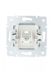 Розетка телефонная СП Vesna евро стандарт механизм бел. LEZARD 742-0288-137 742-0288-137