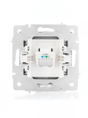Розетка телефонная СП Vesna евро стандарт механизм платина LEZARD 742-3588-137 742-3588-137