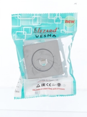 Розетка телефонная СП Vesna евро стандарт механизм платина LEZARD 742-3588-137 742-3588-137