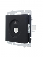 Розетка телефонная СП Vesna евро стандарт механизм черн. бархат LEZARD 742-4288-137 742-4288-137