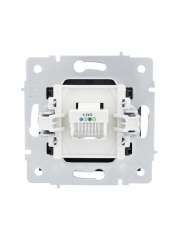 Розетка телефонная СП Vesna евро стандарт механизм черн. бархат LEZARD 742-4288-137 742-4288-137