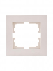 Рамка 1-местн. горизонт. VESNA кремов. LEZARD 742-0300-146 742-0300-146