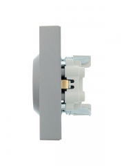 Розетка 2-м СП VESNA с заземл. ПБТ платина LEZARD 742-3500-127B 742-3500-127B