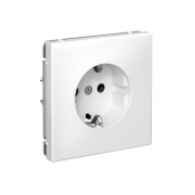 Розетка ArtGallery 16А с заземл. быстрозажим. клем. механизм бел. SE GAL000143S GAL000143S