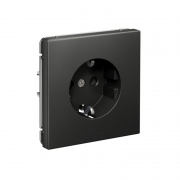 Розетка ArtGallery 16А с заземл. быстрозажим. клем. механизм базальт SE GAL001443S GAL001443S