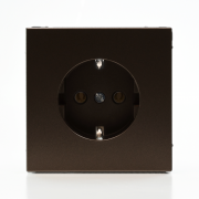 Розетка ArtGallery 16А с заземл. быстрозажим. клем. механизм мокко SE GAL000643S GAL000643S